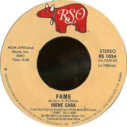 Irene Cara Fame Vinyl 7" USED