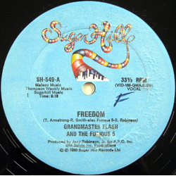 Grandmaster Flash & The Furious Five Freedom Vinyl 12" USED