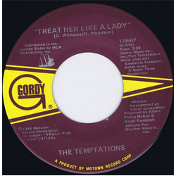 The Temptations Treat Her Like A Lady Vinyl 7" USED