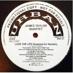 The James Taylor Quartet Love The Life (Guarana DJ Version) Vinyl 12" USED
