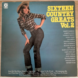 Various Sixteen Country Greats Vol. 2 Vinyl LP USED