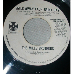 The Mills Brothers Smile Away Each Rainy Day Vinyl 7" USED