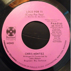 Chris Montez Loco Por Ti (Crazy For You) Vinyl 7" USED