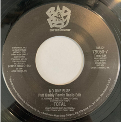 Total No One Else (Puff Daddy Remix Radio Edit) Vinyl 7" USED