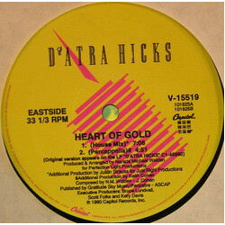 D'Atra Hicks Heart Of Gold USED VINYL 12INCH 33 S RPM