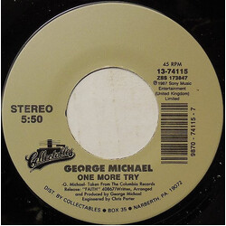 George Michael One More Try Vinyl 7" USED