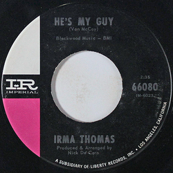 Irma Thomas He's My Guy Vinyl 7" USED