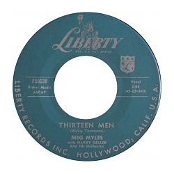 Meg Myles Thirteen Men Vinyl 7" USED