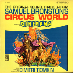 Dimitri Tiomkin Circus World - The Original Sound Track Album Vinyl LP USED