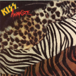 Kiss Animalize Vinyl LP USED