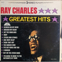 Ray Charles Greatest Hits Vinyl LP USED