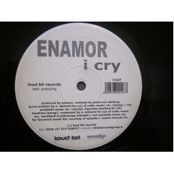 Enamor I Cry USED VINYL 12INCH 45 RPM TEST PRESSING