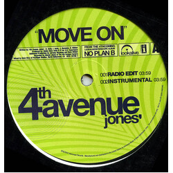 4th Avenue Jones Move On USED VINYL 12INCH SINGLE 33 S RPM PROMO