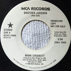 Mark Chesnutt Brother Jukebox USED VINYL 7INCH 45 RPM PROMO