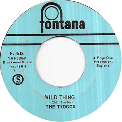 The Troggs Wild Thing Vinyl 7" USED