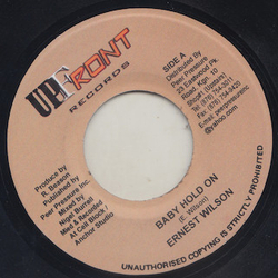 Ernest Wilson Baby Hold On Vinyl 7" USED