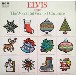 Elvis Presley Elvis Sings The Wonderful World Of Christmas Vinyl LP USED