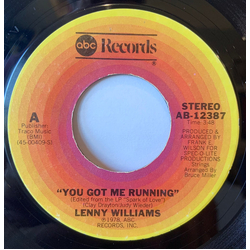 Lenny Williams You Got Me Running / Come Reap My Love Vinyl 7" USED