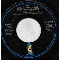 U2 I Still Haven't Found What I'm Looking For Vinyl 7" USED