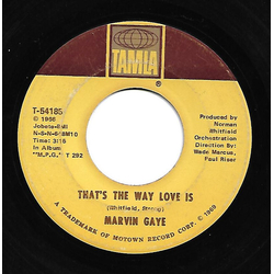 Marvin Gaye That's The Way Love Is Vinyl 7" USED