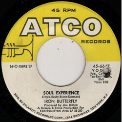 Iron Butterfly Soul Experience / In The Crowds USED VINYL 7INCH 45 RPM SINGLE