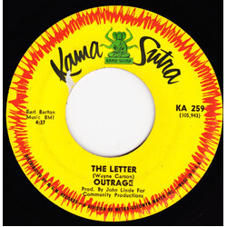 The Outrage (3) The Letter / The Way I See It USED VINYL 7INCH 45 RPM SINGLE