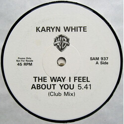 Karyn White The Way I Feel About You VINYL 12" USED