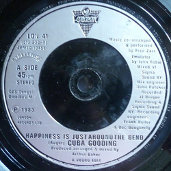 Cuba Gooding Happiness Is Just Around The Bend Vinyl 7" USED