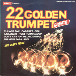 Various 22 Golden Trumpet Greats Vinyl LP USED