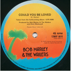 Bob Marley & The Wailers Could You Be Loved Vinyl 12" USED