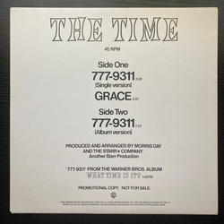 The Time 777-9311 Vinyl 12" USED