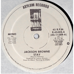 Jackson Browne Stay Vinyl 12" USED