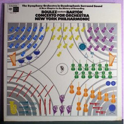 Pierre Boulez / Béla Bartók / The New York Philharmonic Orchestra Concerto For Orchestra Vinyl LP USED