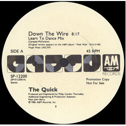 The Quick Down The Wire Vinyl 12" USED
