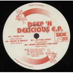 Nick Holder / Cutastrophe Deep 'N Delicious E.P. Vinyl 12" USED