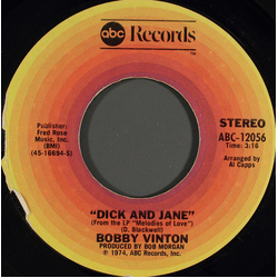 Bobby Vinton Dick And Jane Vinyl 7" USED