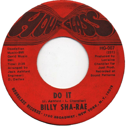 Billy Sha-Rae Do It / I Found The One Vinyl 7" USED