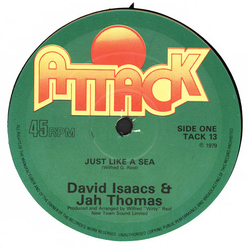 David Isaacs / Jah Thomas Just Like A Sea Vinyl 12" USED