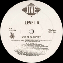 Level 6 Who Be Da Dopest USED VINYL 12INCH PROMO