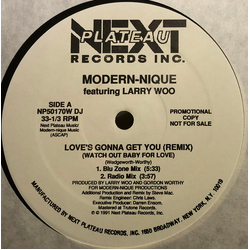 Modern-Nique / Larry Wedgeworth Love's Gonna Get You (Watch Out Baby For Love) Vinyl 12" USED