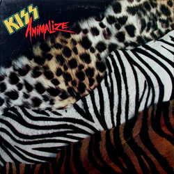 Kiss Animalize Vinyl LP USED