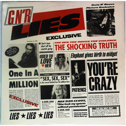Guns N' Roses G N' R Lies Vinyl LP USED