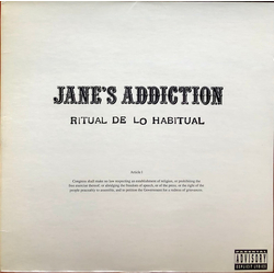 Jane's Addiction Ritual De Lo Habitual Vinyl LP USED