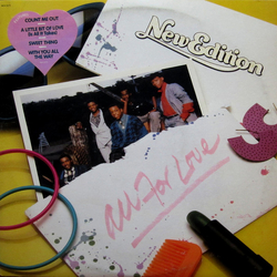 New Edition All For Love Vinyl LP USED