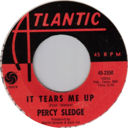 Percy Sledge It Tears Me Up / Heart Of A Child Vinyl 7" USED