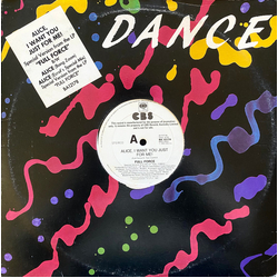 Full Force Alice, I Want You Just For Me! Vinyl 12" USED