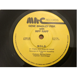 Gene Fisk / Riff Raff (25) W.O.L.D. Vinyl 7" USED