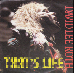 David Lee Roth That's Life Vinyl 7" USED
