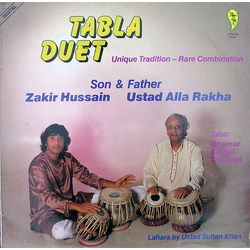 Zakir Hussain / Alla Rakha Tabla Duet Vinyl LP USED