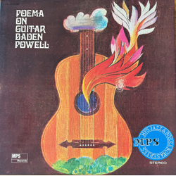 Baden Powell Poema On Guitar Vinyl LP USED